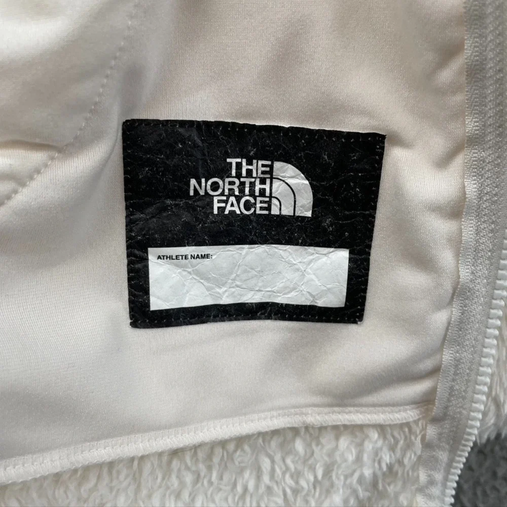 The North Face Fleece Jacket Girls 14 16 Large White Cozy Comfort Gorpcore